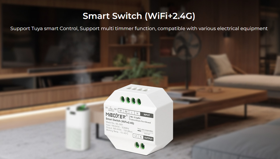 WL-SW1 WiFi+2.4G Push Smart Alexa Switch